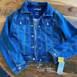 Cat & Jack Girls Denim Jacket, NWT, size 10/L